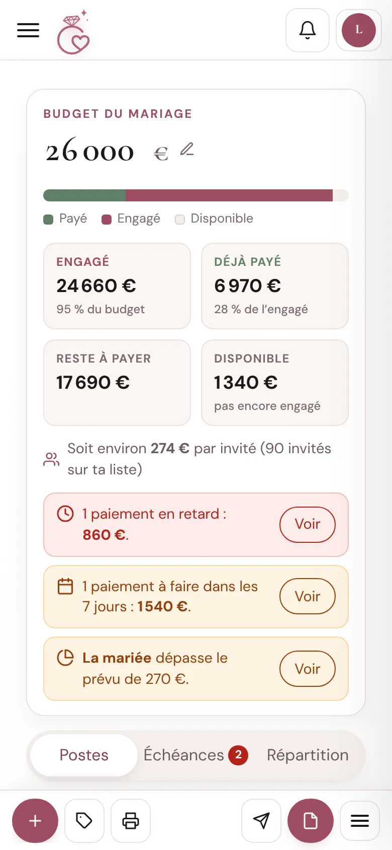 Ton budget, enfin clair — capture sur téléphone