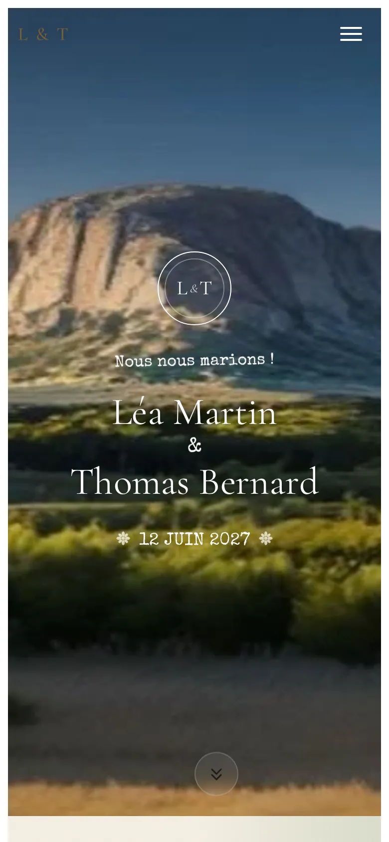 Un site qui vous ressemble — capture sur téléphone